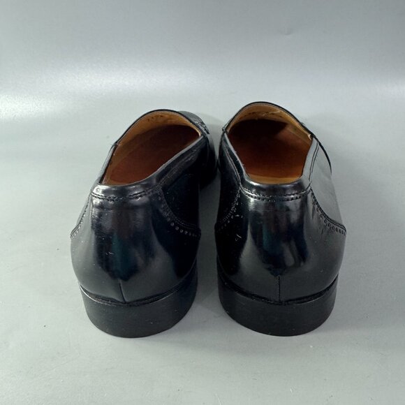 Bally Decca Black Leather Dress Loafers, Size 8 1/2 D - Picture 6 of 14